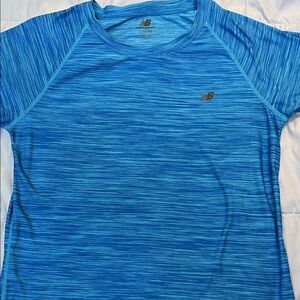 New Balance Vibrant Blue Performance Tee- youth 14/16